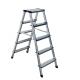 GS Aluminium Platform Steps 2x5 Durable Aluminum Folding Step Stool