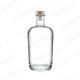 Transparent Super Flint Glass Bottle with Cap Cover 700ml 750ml Custom Size Accepted