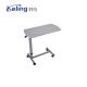 Derusting Flexible Medical Adjustable Overbed Bedside Table , Movable Laptop Table