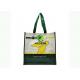 CMYK Laminated Woven Carry Bags For Exhibition Handled Gravure Printing
