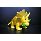 6 Inch Yellow Dinosaur Collectible Vinyl Toys 80 - 90 Degree For Kids Play