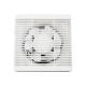 Plastic Blade White Wall Mounted Bathroom Extractor Suction Exhaust Fan for Home