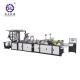 Full automatic zip lock bag making machine double lines sealing knife and bottom sealing knife