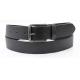 Embossed Pattern Casual Male Belts , Mens Casual Black Leather Belt 3.40cm Width
