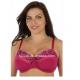 20% Polyester 60% Nylon OEM K Cup Sexy Adults Padded Plus Size Convertible Bra For Ladies