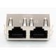 1x2 Ports RJ45 Network Socket Ethernet Connectivity For Unmanaged Switches