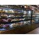 Commercial Large Capacity Cake Showcase Chiller With 2 Upper Glass Shelves