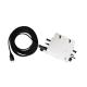 Silver Waterproof 600W Micro Inverter Solar Inverter Cable Photovoltaic Power