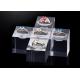 Transparent Acrylic Display Stands Simple Design For Diamond Rings Displaying