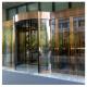 Commercial Automatic Revolving Door With Safety Features And 10 12MM Tempered Glasses