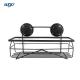 Black Oxidized Bathroom Caddy Holder Suction Cup Fixed Stainless Steel SS201