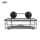 Black Oxidized Stainless Steel Bath Accessories Holder For Shower Suction Cup Fixed