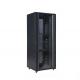 37u Glass Door Lockable Server Cabinet , Universal Floor Standing Data Cabinet