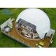 Customized Dome Glamping Tent Hotel Luxury With PVC Roof Cover