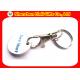Iron customs metal engraved keychains LL-HK1004281 token coin keyring