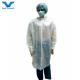 Waterproof Disposable Nonwoven Lab Coat for Visitor Workwear Durable and Anti-Splash