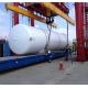 Stainless steel liquid oxygen transport truck air compressor storage tank liquid nitrogen filling vacuum tank for sale