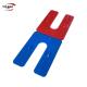 1/16 U Shaped Tile Spacers Plastic Shims For Glass Construction Window Packer Interlocking Horseshoe Shim Blue Or Customable