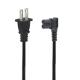 Safe Durable Right Angle US 2 Pin to C7 Power Cord for Home/Office Electronics with 125V 10A 1.5M