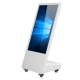 Lcd Screen 1.5A Self Service Kiosk Indoor Floor Stand CCC With Wheel