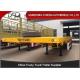 40 Ft Flatbed Container Semi Truck Trailer BPW Axles Air Suspension