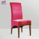 Stackable Velvet Banquet Dining Chair Red Upholstered Dining Chairs