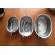 Round / Oval Shape Pig Drinking Bowl For Fence Farrowing Crates Stainless Steel Material