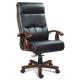 high back office wood manager swivel chair furniture