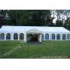 White Fabric Cover Hard Aluminum Garden Party Marquees with Enterance Walkway