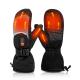 Winter Warming Skiing Rechargeable Heated Gloves Mittens Black Adult Waterproof Anti Slip