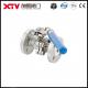 Straight Through Type Carbon Steel 2PC Automatic Homing Ball Valve with Dead Man Handle