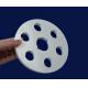 Alumina Ceramic Disc Customizable Polishing Flanges For Electrical Insulation