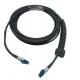 NSN Boot Duplex LC Patch Cord Black for Outdoor Cable Solution