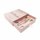 Paperboard Pink Gift Cosmetic Packaging Boxes Lipstick With Drawer