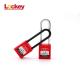 Long Shackle Nylon Body Safety Padlock Lockout Tagout Chrome Plated Light Weight