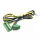 Green Pvc Material Gas Boiler Industrial Wiring Harness Cable Assemblies With Flat Connector For Stable Connections