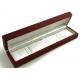 PU Leather Covered  Wooden Jewelry Box Rectangle Environmentally Friendly