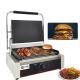 SMOKELESS Function All Stainless Steel Electric Panini Contact Grill for Commercial
