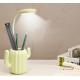 1200mAh Three Speed Dimming Rotating Modern LED Table Lamp with Pen Holder