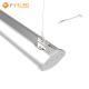 DALI Dimming 36000lm Linear LED High Bay Lights Silver Smooth Surface
