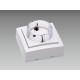 Surface Mounted European / French Socket For Furniture Kitchen , Bathroom Application