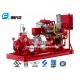 UL FM Approved Diesel Engine Fire Pump 750 GPM Air / Water Cooling Method