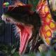 Roar Sound Dinosaur Animatronics In Theme Park Museum Exhibition