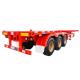 30T-60T Skeleton Container Semi Trailer BPW Cargo Container Chassis