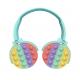 12m Bluetooth Wireless Headphones Silicone Pop Toy Colorful Lovely Headset Girls