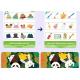 50 Pieces Early Learning Flash Cards Spot The Difference Games For Kids 3-6
