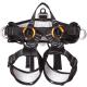 Black Half Body Safety Rock Climbing Harness Belt with 800kg Load Bearing Customized
