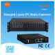 FCTEL Managed 2 Ports 10/100M Ethernet NMS Fiber Media Converter RJ45 POE Transceiver