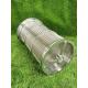 Galvanized Wedge Wire Screen Aperture 25-350 Micron Filter Rating 27%-80% Filter Mesh