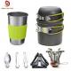 FDA Camping Cookware Stove Carabiner Canister Stand Tripod Stainless Steel Cup